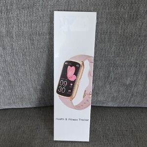 Womens Pink and Gold Health & Fitness Tracker By Amzhero New In Box